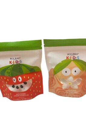 Bolero Two Pouches of Bath Fizzers New in Bag